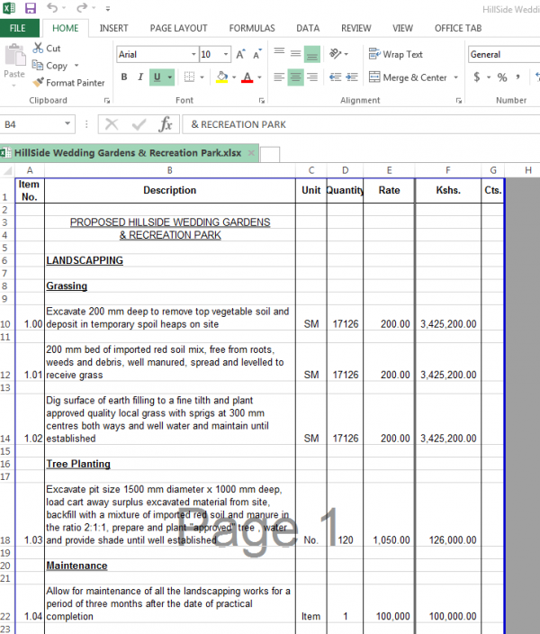 What Is A Bill Of Quantities And Its Use In Construction Quantbuild Technologies Ltd 2349